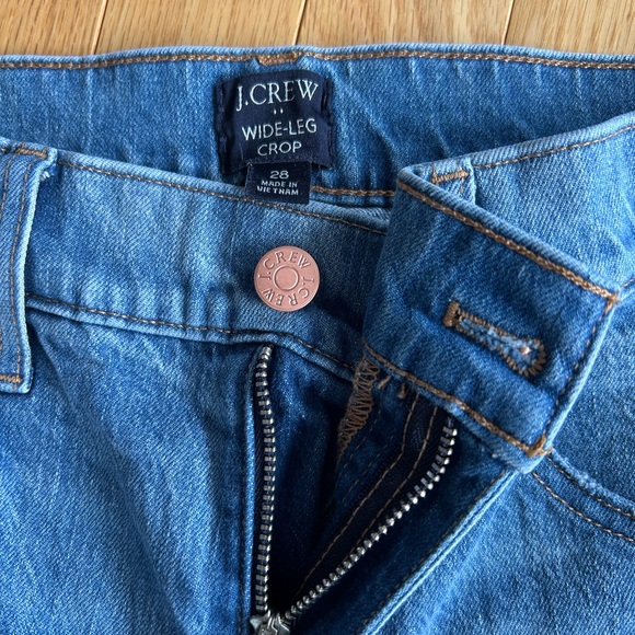 JCrew wide leg crop jeans - Picture 3 of 3